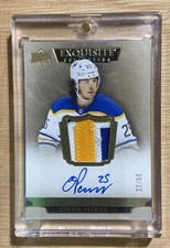 2022-23 Upper Deck The Cup OWEN POWER Exquisite Collection Rookie Patch Auto /50
