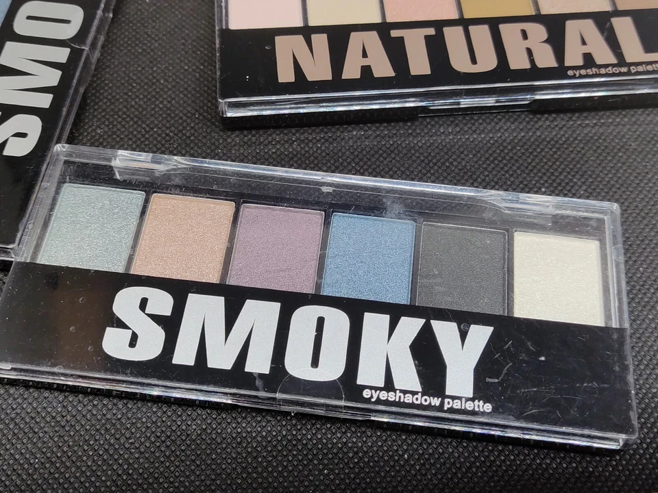 Profusion SMOKY & NATURAL 6 Color Powder Eyeshadow Palette (LOT OF 3) - Image 2 of 3