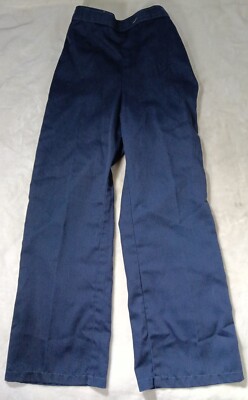Kids Eagle Knit Dark Blue Pants Youth Size 6x Vintage 