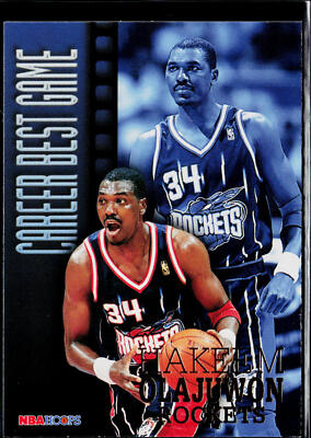 Hakeem Olajuwon 1996-97 Hoops #340 Houston Rockets