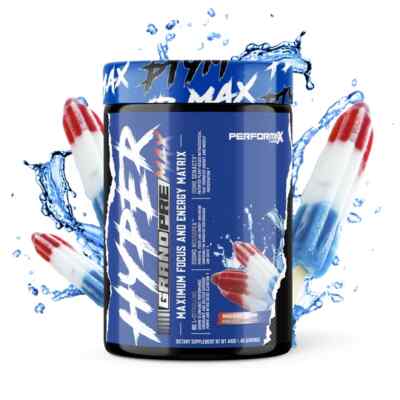 PERFORMAX LABS HYPER MAX GRAND PRE PREWORKOUT (40 SVG) pump mass vaso extreme 3D