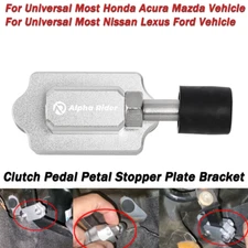 Universal Adjustable Billet Crank Race Clutch Pedal Petal Stopper Plate Bracket