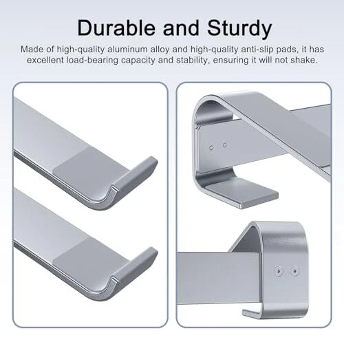 Laptop Stand Ergonomic Laptop Stand for Desk Aluminum Computer Laptop Riser H...