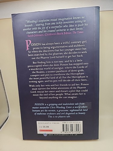 Poison by Chris Wooding (Paperback, 2003) GC - Free Shipping - B36 - Picture 2 of 8