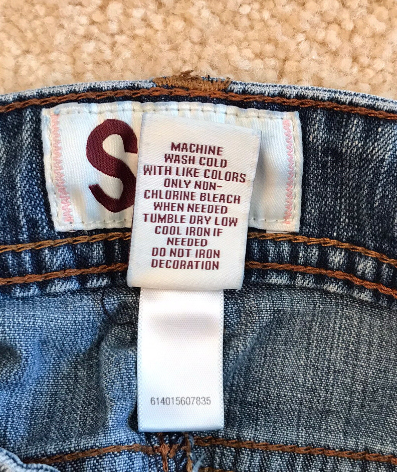 SO Womens Blue Medium Wash Slim Fit Low Rise Skinny Denim Jeans Junior