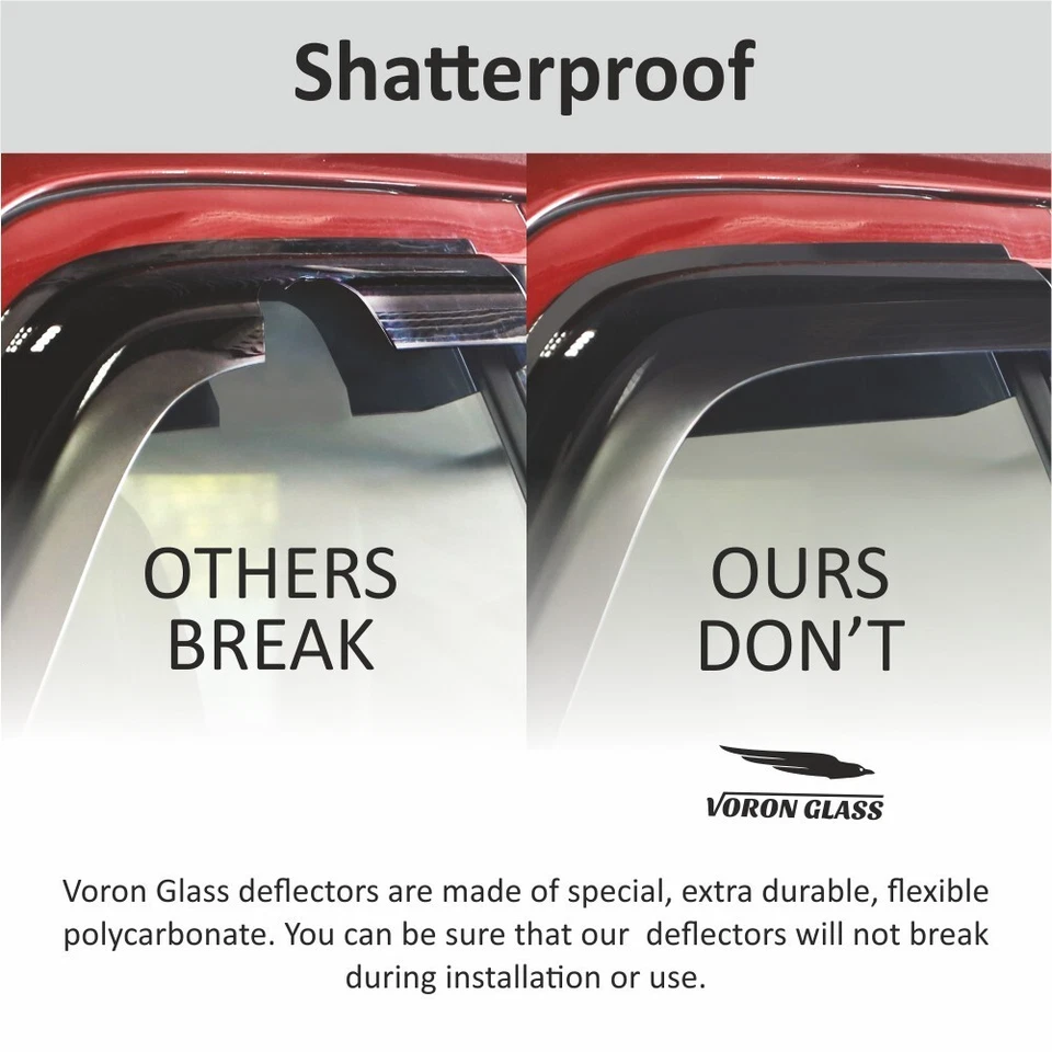 Rain Guards Vent Visors Shade for 2023-2026 Honda CR-V (CRV) SHATTERPROOF - Image 4 of 4