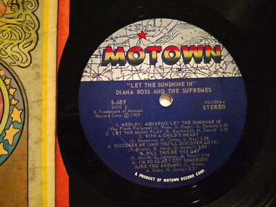 西LP Supremes Let The Sunshine In S689 Motown /00260 Let The Sunshine In - Album by Diana Ross & The Supremes