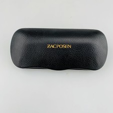 Zac Posen Eyeglasses Case Only Clamshell Textured Black Hardcase