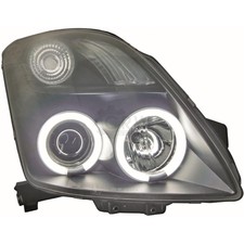Set Scheinwerfer für Suzuki Swift MZ/EZ klar/schwarz CCFL Angel Eyes 1039105