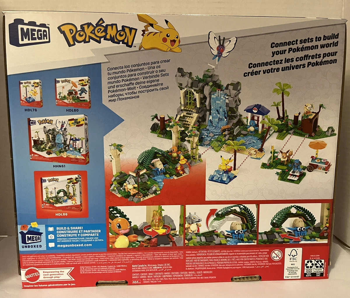 MEGA™ Pokemon Jungle Ruins Building Block Set, 464 pcs - Ralphs