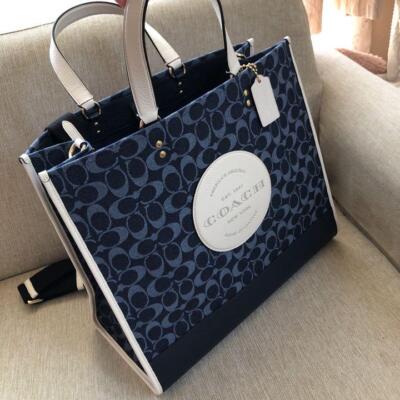 バッグ Coach Shoulder Bag 2way Denim Signature COACH Kailey Shoulder Bag In Signature Denim CY701 2Way Bag outlet