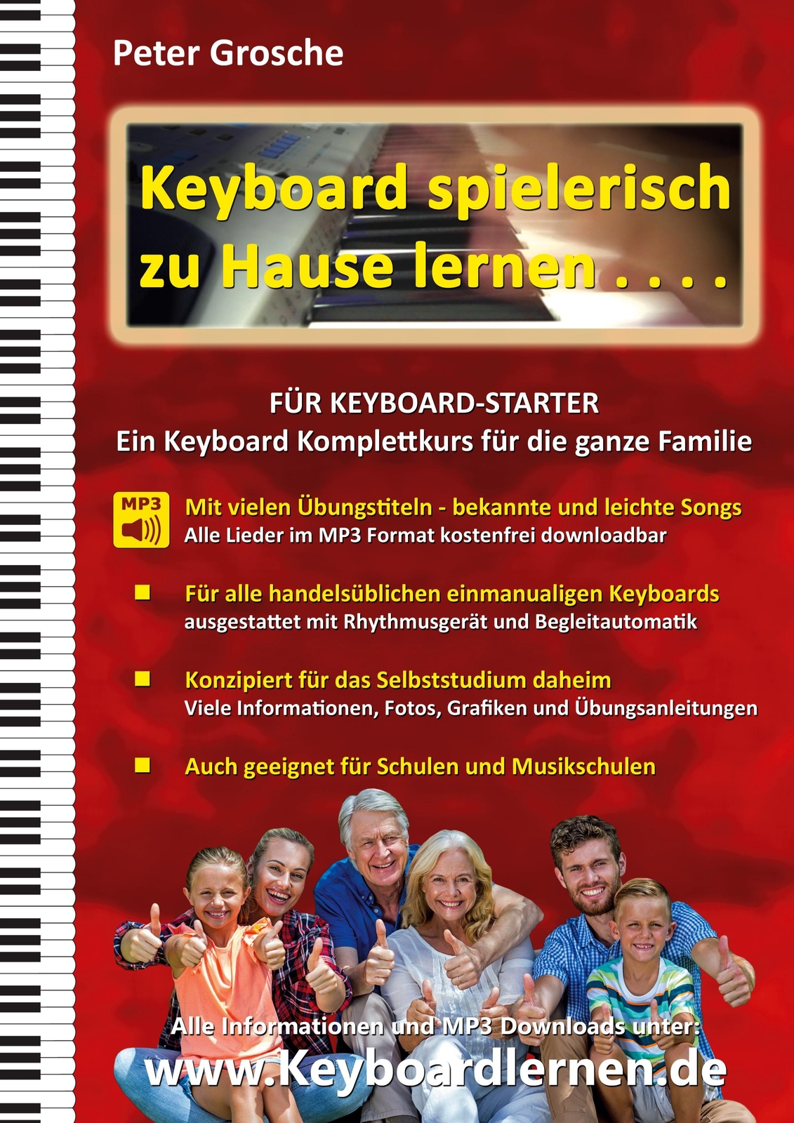 Thumbnail - Keyboard Spielerisch Zu Hause Lernen - Für Keyboard Starter Peter