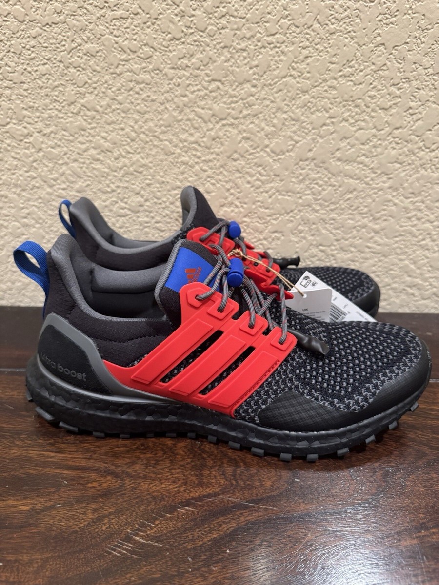 アディダス Ultraboost スニーカー 黒/赤 Adidas Ultraboost 1.0 ATR Men's Size 6 Running Shoes Black