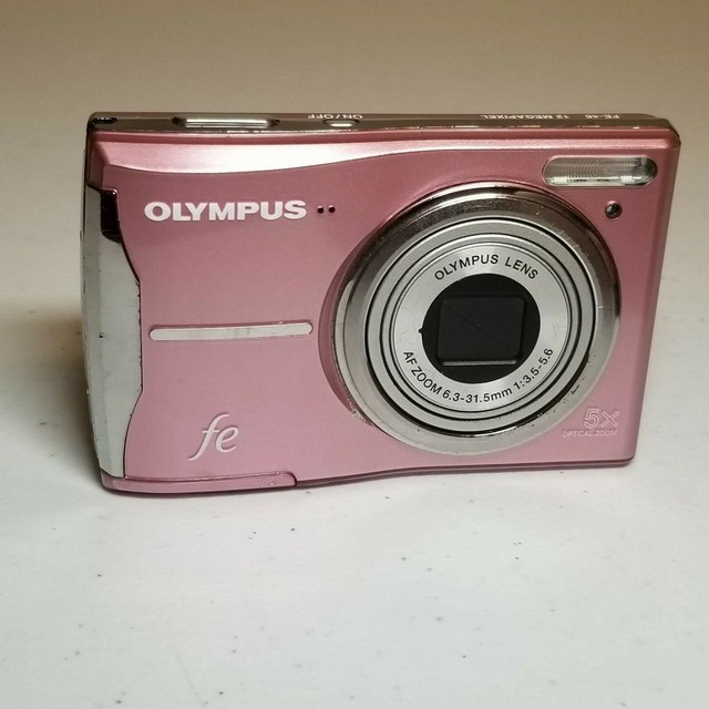 Olympus FE FE46 Digital Camera 12.0MP 2.7" 5x OZ 4x DZ Good Condition