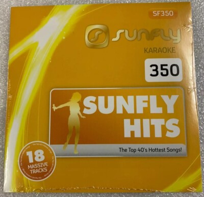 Sunfly Karaoke Hits Vol. 350 - Karaoke Pop Chart Hits auf CDG Disc SF350