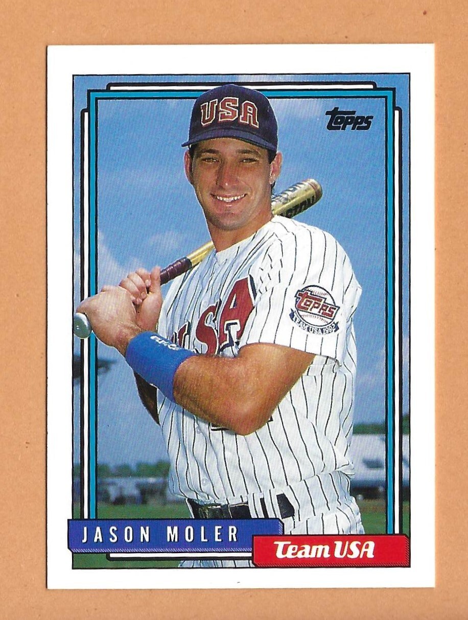 1992 Topps Traded Baseball - Jason Moler #75T Team USA Rookie