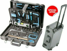 VALIGIA PORTA UTENSILI ATTREZZI PORTAUTENSILI  VALIGETTA TROLLEY IN ALLUMINIO