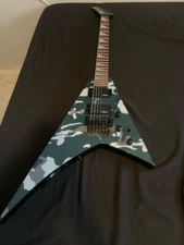 Jackson X Series Rhoads RRX24 Camo Electric Guitar Woodland Camo