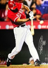 Howie Kendrick Signed 16x20 Photo Angels PSA F80940
