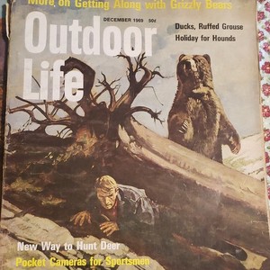 Outdoor Life Magazine Lot, Nov 1966-69 Vintage Hunting Sportsmen Magazines