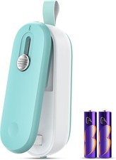 Mini bag sealer with lanyard and cutter