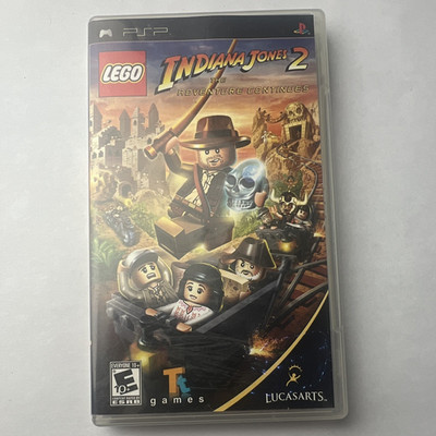 LucasArts LEGO Indiana Jones 2 Adventure Continues PSP w/ Case + Manual