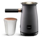 Brand New Hotel Chocolat Velvetiser Hot Chocolate Machine Charcoal - With 2 Cups