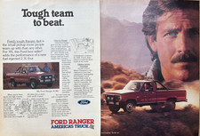 1985 Ford Ranger Pickup Truck 4x4 Best Seller Tough Team Tough Vintage Print Ad 1985 Ford Ranger Pickup Truck 4x4 Best Seller Tough Team Tough Vintage Print Ad