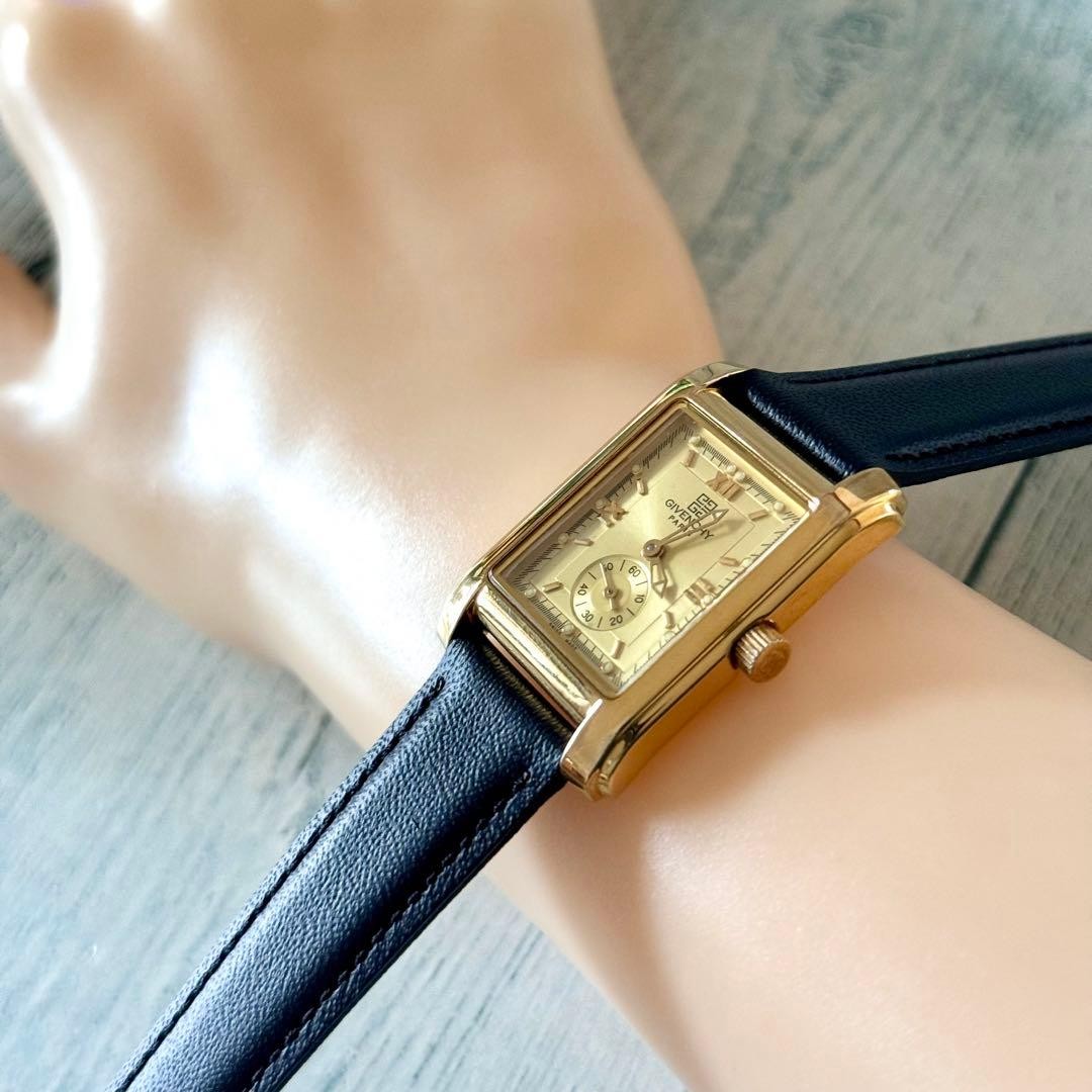 Givenchy SmallSecond Square Watch Timepiece Batte… - image 4