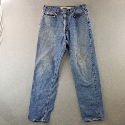 Gap Jeans Men Sz 36x32 VTG Easy Fit 100%Cotton MedWash Normcore Workcore Durable