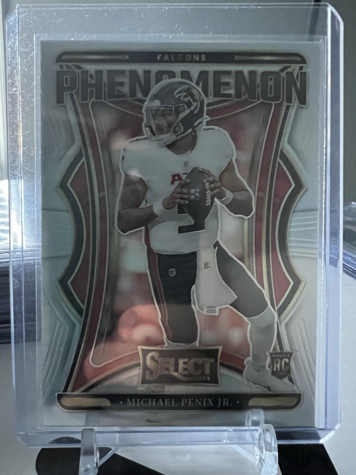 2024 Panini Select - Phenomenon Michael Penix Jr. #5 Silver Prizm (RC)