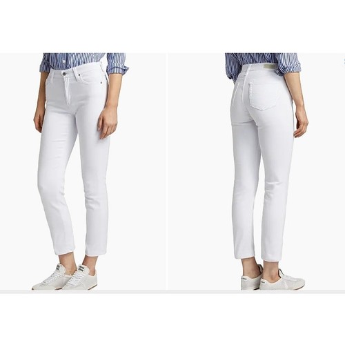 AG Adriano Goldschmied Mari High Rise Slim Straight Jean Jeans, Impero, 25 Donna