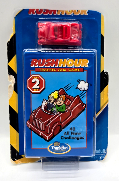Traffic Jam Rush Hour Card Set 2 Challenge Game Red Car Spiel - NEU & Ovp!!-image