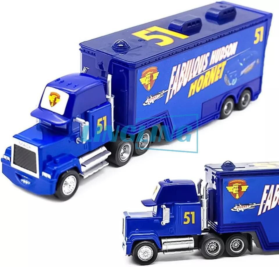 S No.51 Fabulous Hudson Hornet Mack Truck & Car 1:55 Diecast Toy