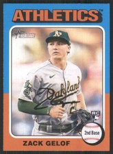 2024 Topps Heritage #346 Zack Gelof RC Oakland Athletics 567