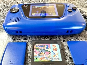 Sega Game Gear - Works, Recapped, New LCD Screen, Clean Shell, USB-C Setup +more