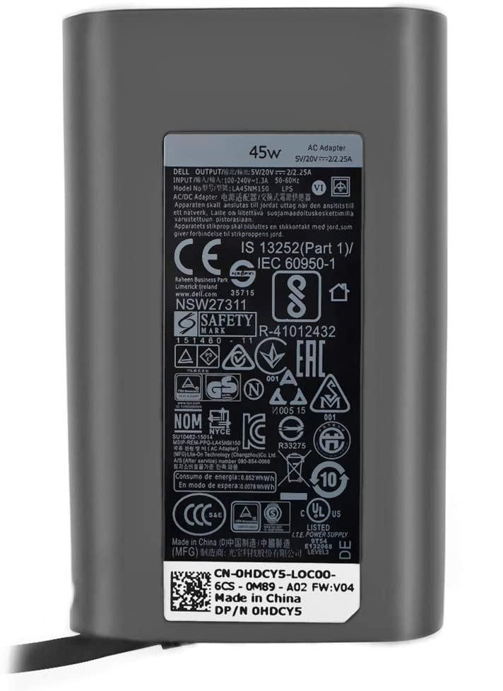 Dell 450-AGVP AC Adapter. 45W. 19.5V. 3