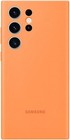 Genuine / Official Samsung Galaxy S23 Ultra Silicone Case / Cover - Orange - New
