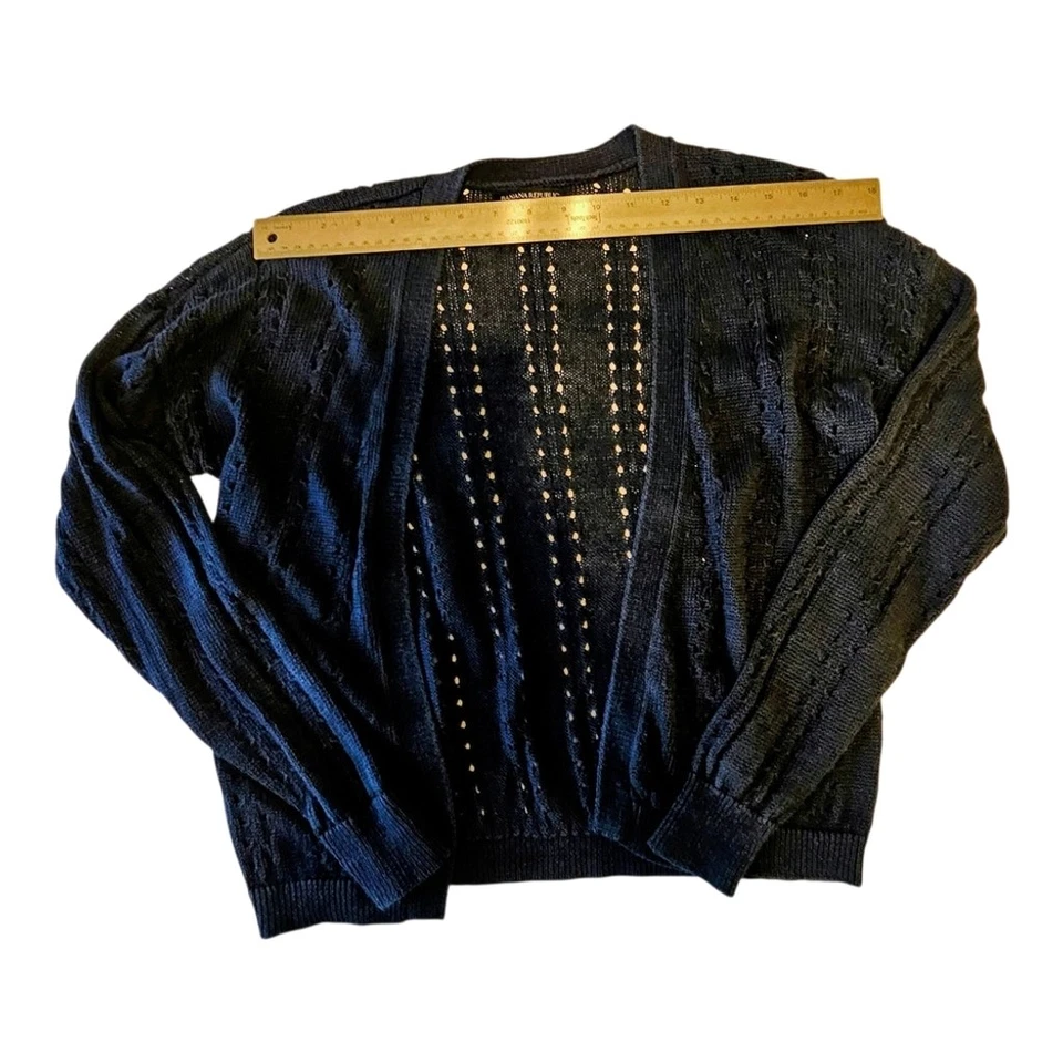 CÁRDIGAN REPÚBLICA BANANA LINO 100% ITALIANO. LIGERAMENTE USADO. TALLA SM Foto 4 de 4