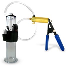 LeLuv ULTIMA Vibrating Penis Pump with Wide Flange Seamless Untapered Cylinders