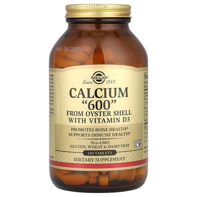 Calcium ''600'' from Oyster Shell with Vitamin D3, 240 Tablets