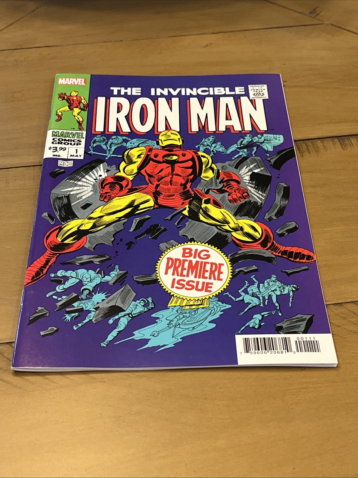 The Invincible Iron Man #1 Facsimile Edition, NM Marvel Comics Reprint