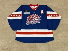 Orlando Solar Bears Game Worn Used AK ECHL Authentic Military Specialty Jersey