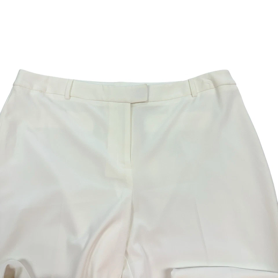 ALEX MARIE MUJER PANTALONES HOLGADOS PANTALONES MARFIL TALLA 14 FRENTE PLANO NUEVO CON ETIQUETAS $79 Foto 3 de 4