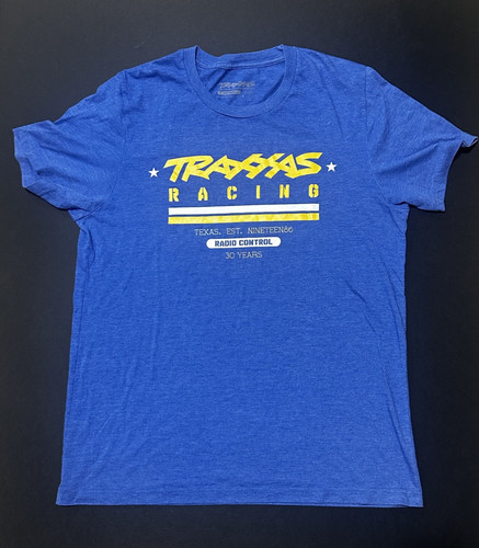Traxxas 1382 Traxxas Racing Heather Blue T-shirt Large