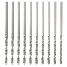10Pcs Twist Drill Bit Straight Shank Pearl Drilling Machine Tool 1.75mm
