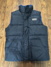 HOLLISTER MEN PUFFER VEST MEN NAVY XS
