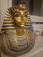Large Egyptian Pharaoh Tutankhamun Bust Statue 30cm &ndash; Home D&eacute;cor &ndash; &pound;50