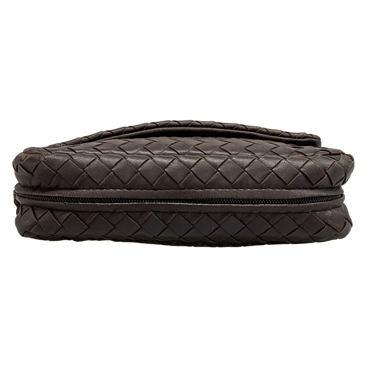 BOTTEGA VENETA Intrecciato - Dark Brown Leather B********* Shoulder Bag thumbnail 20