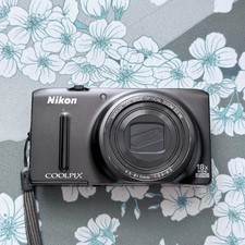 Nikon COOLPIX S9400 Digital Camera Black 18.1MP OLED 1080p 18x Zoom Tested